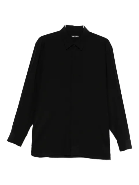 TOM FORD long-sleeve silk shirt
