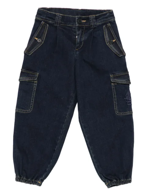 ETRO KIDS cargo-pocket jeans