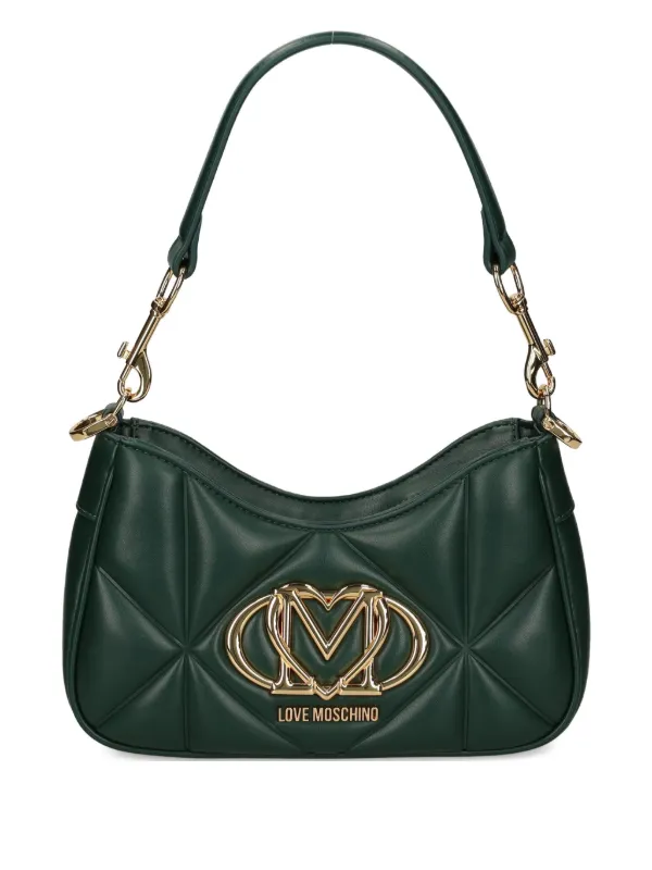 Love Moschino キルティング ショルダーバッグ | グリーン | FARFETCH JP