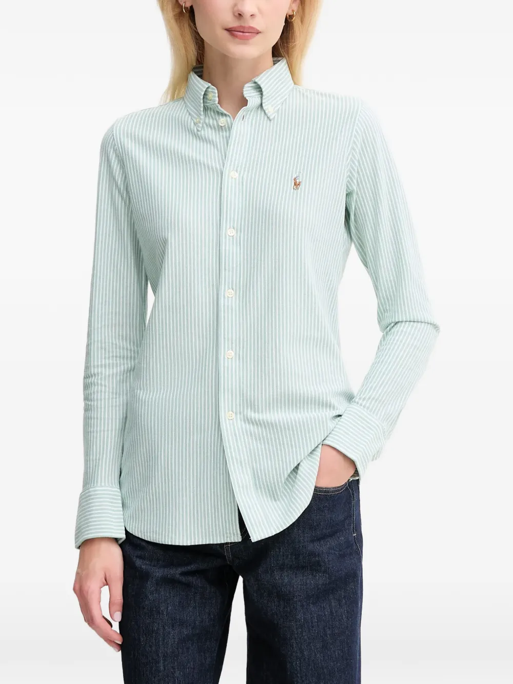 Polo Ralph Lauren striped buttoned shirt - Verde
