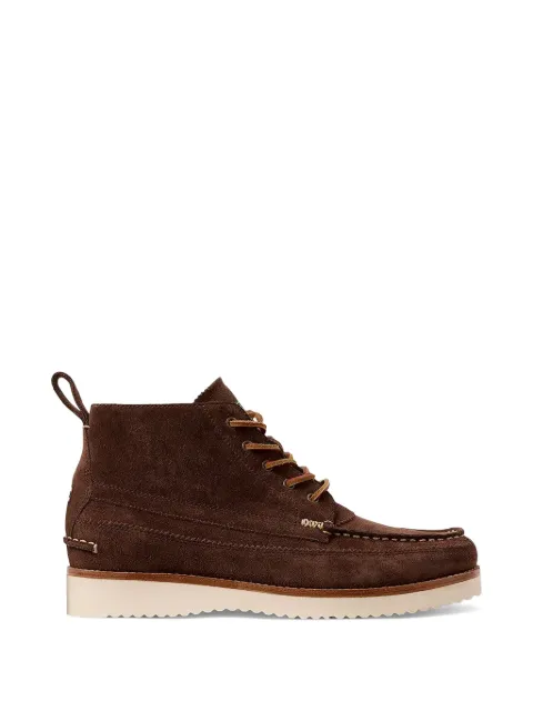 Polo Ralph Lauren lace-up moccasin boots