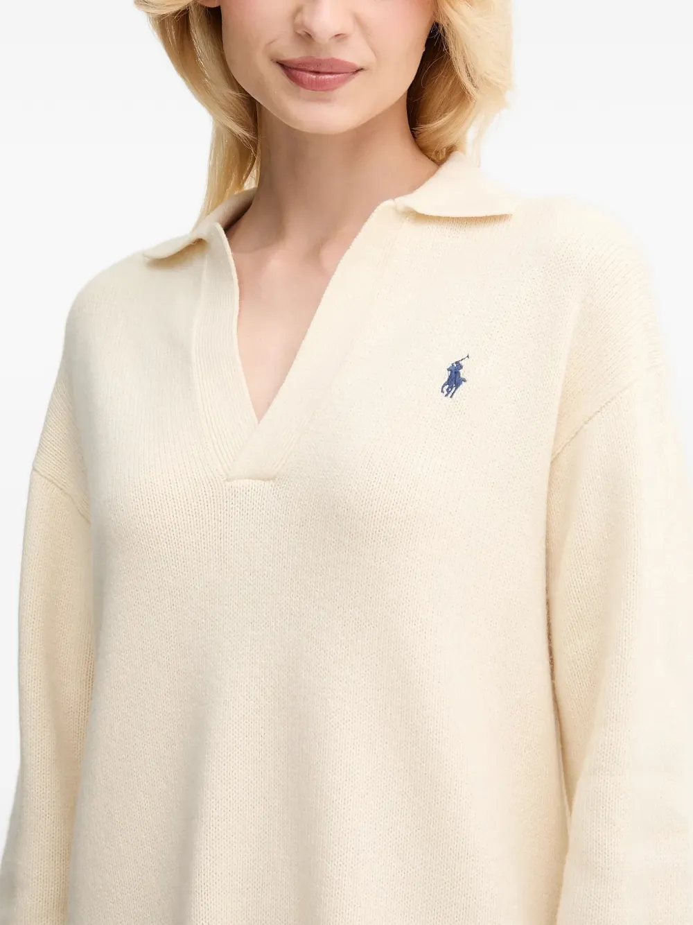 Polo Ralph Lauren Polojurk met V-hals Beige