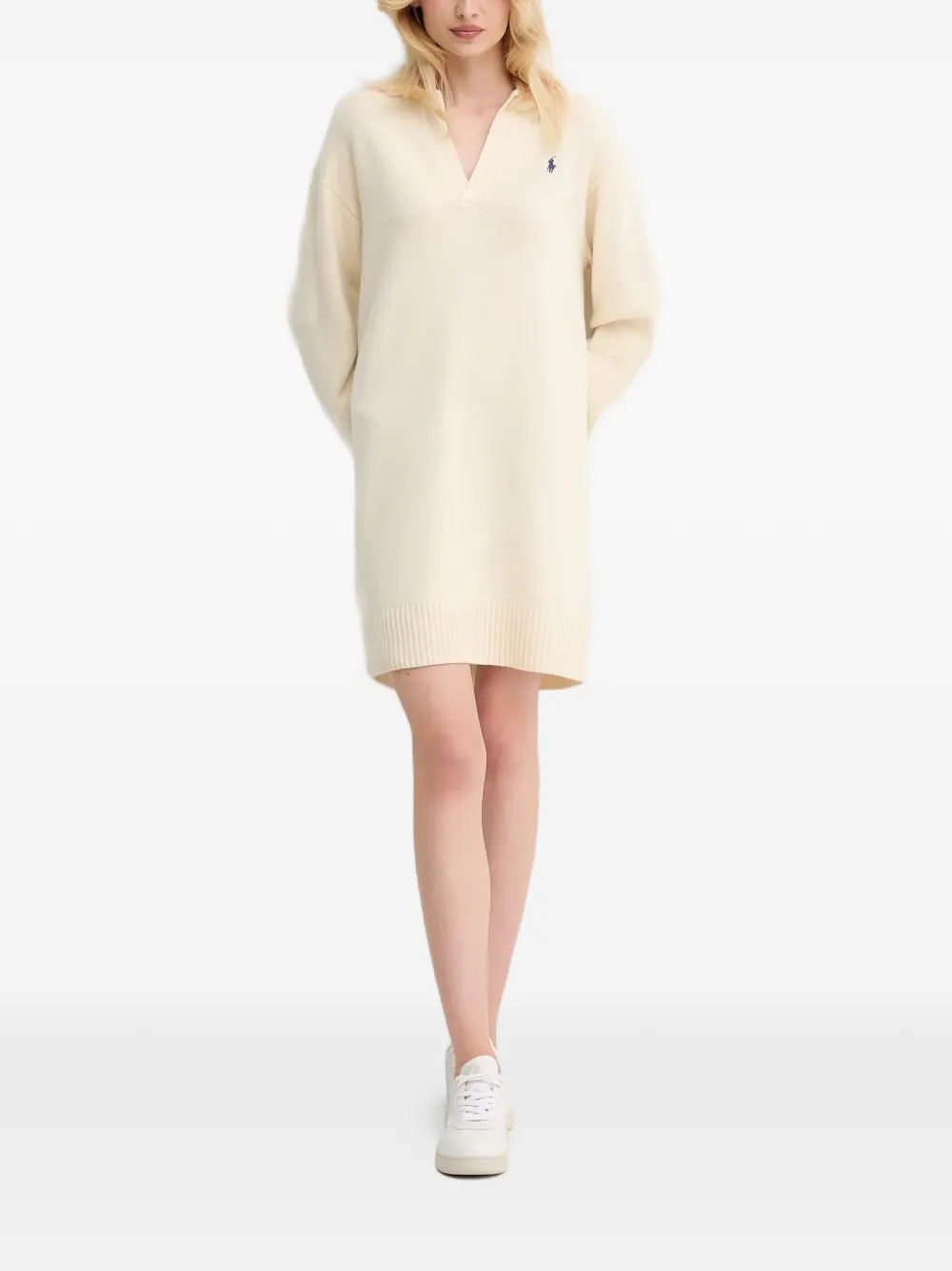 Polo Ralph Lauren Polojurk met V-hals Beige