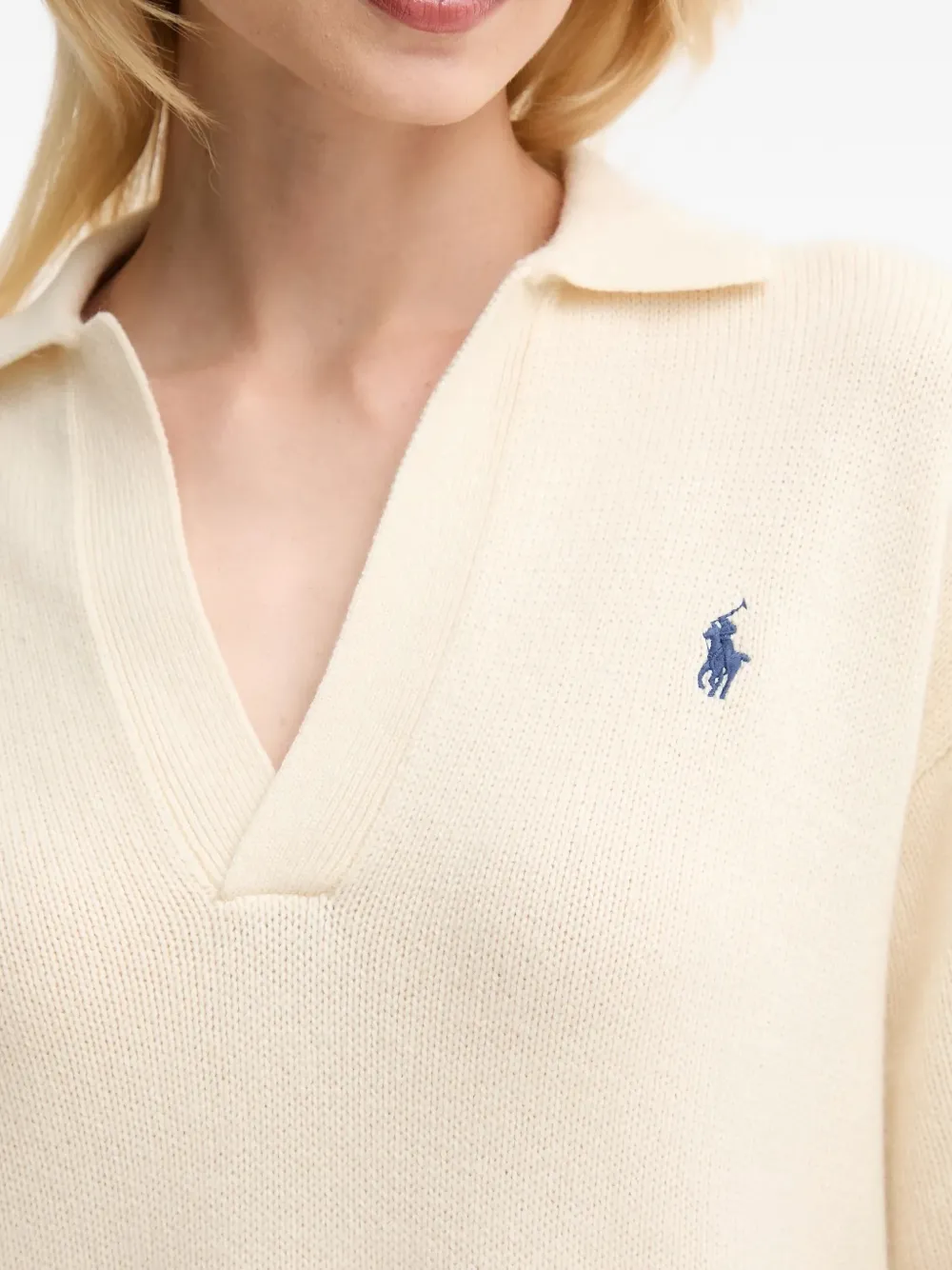 Polo Ralph Lauren Polojurk met V-hals Beige