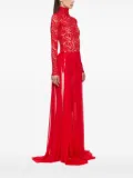 Atu Body Couture lace-panelled bodysuit - Red
