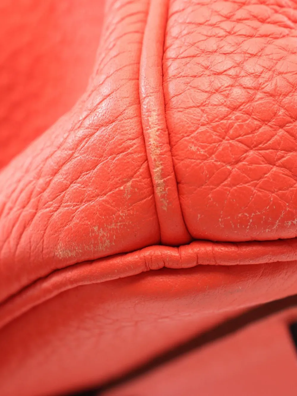 Pre-owned Hermes 2014 Togo Birkin Retourne 35 Handbag In Red