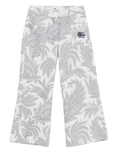 ETRO KIDS paisley-print trousers