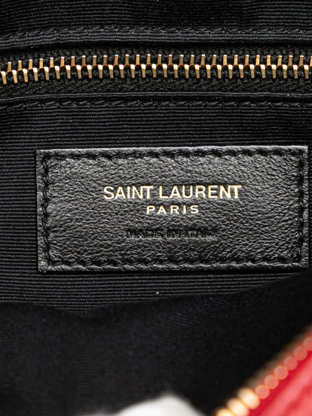 Pre-owned Saint Laurent 2020 Quilted Lambskin Victoire Camera Bag Crossbody Bag In Red