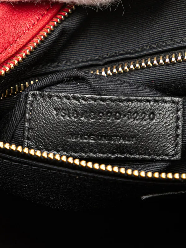 Saint Laurent Pre-Owned 2020 Quilted Lambskin Victoire Camera Bag