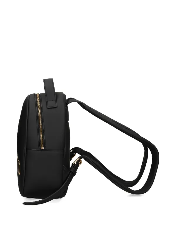 Love Moschino logo-plaque Backpack | Black | FARFETCH display picture 3