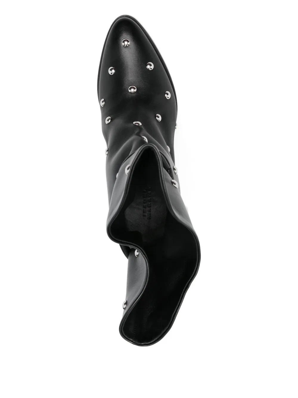 ISABEL MARANT 100 mm Lola leren laarzen met studs Zwart