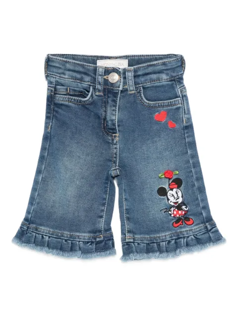 Monnalisa Minnie Mouse denim shorts