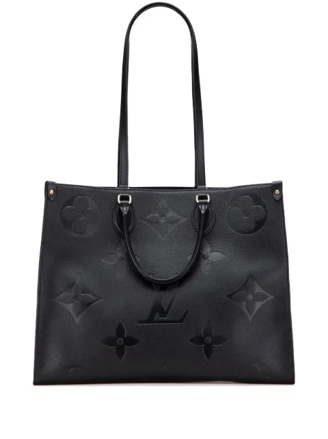 Louis Vuitton Pre-Owned شنطة 'إمبرينت أونثيغو MM' بمونوغرام وحمالة كتف 2021-2025