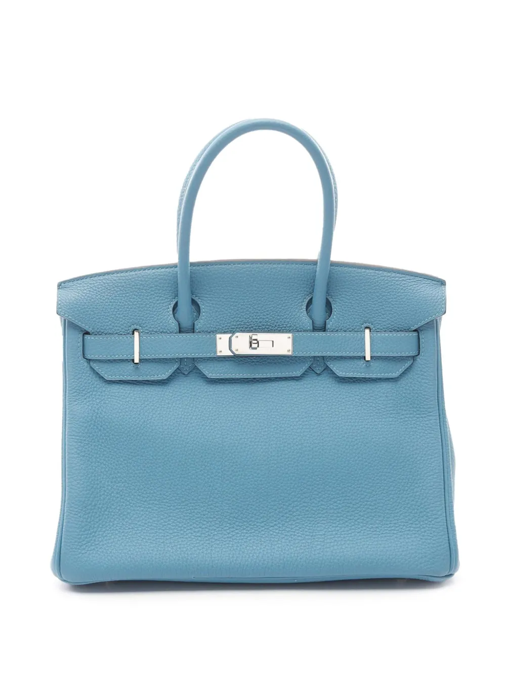 Hermès Pre-Owned 2014 Togo Birkin Retourne 30 handbag | Blue | Image 1