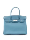 Hermès Pre-Owned 2014 Togo Birkin Retourne 30 handbag - Blue