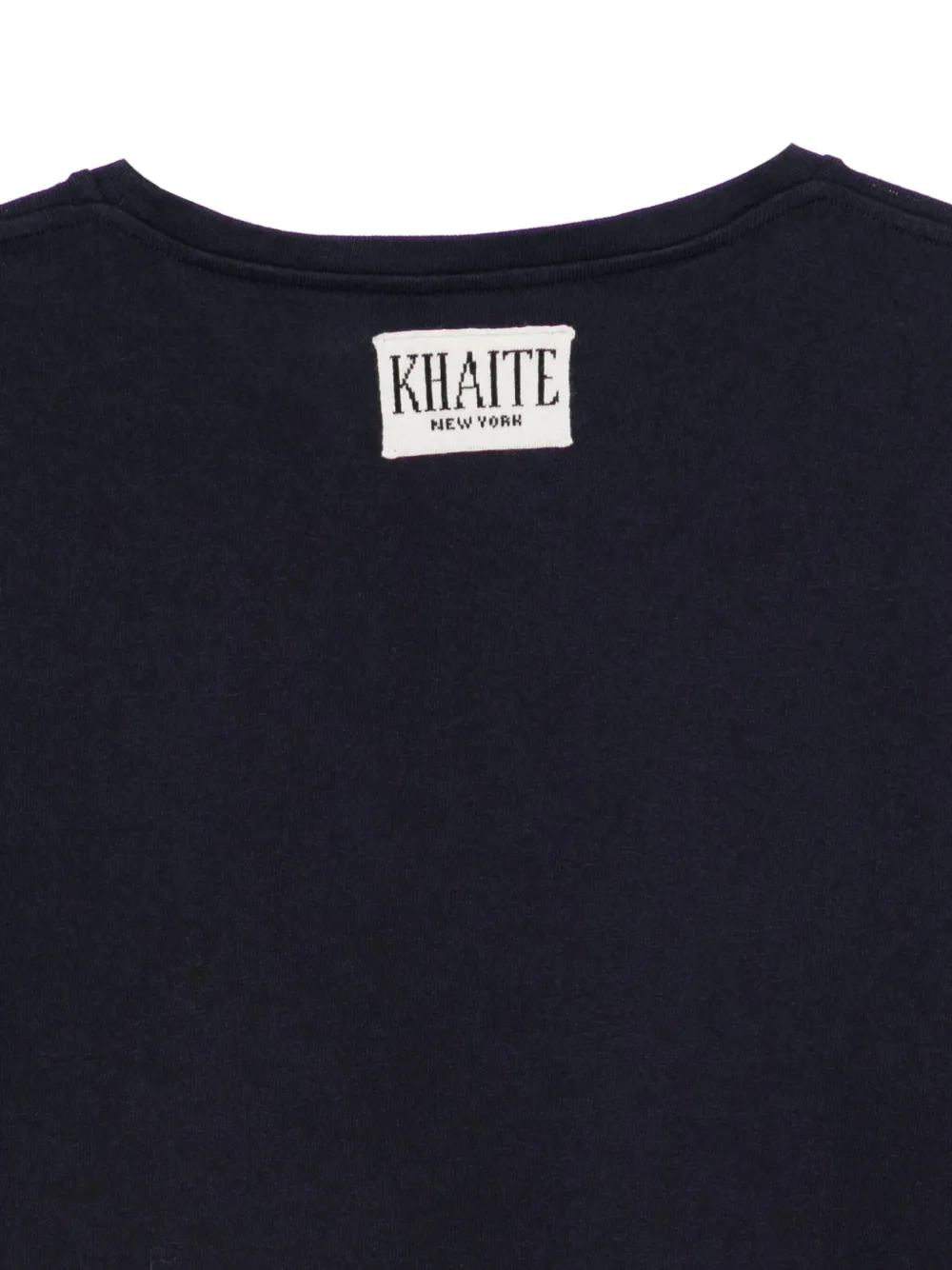 KHAITE T-shirt met ronde hals Blauw