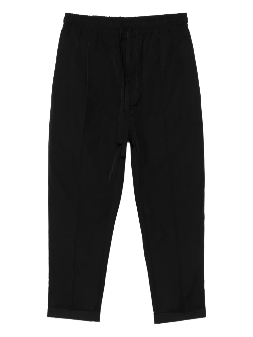 Hamza Elastic-waist Trousers In Black