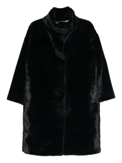 Herno funnel-neck fur coat