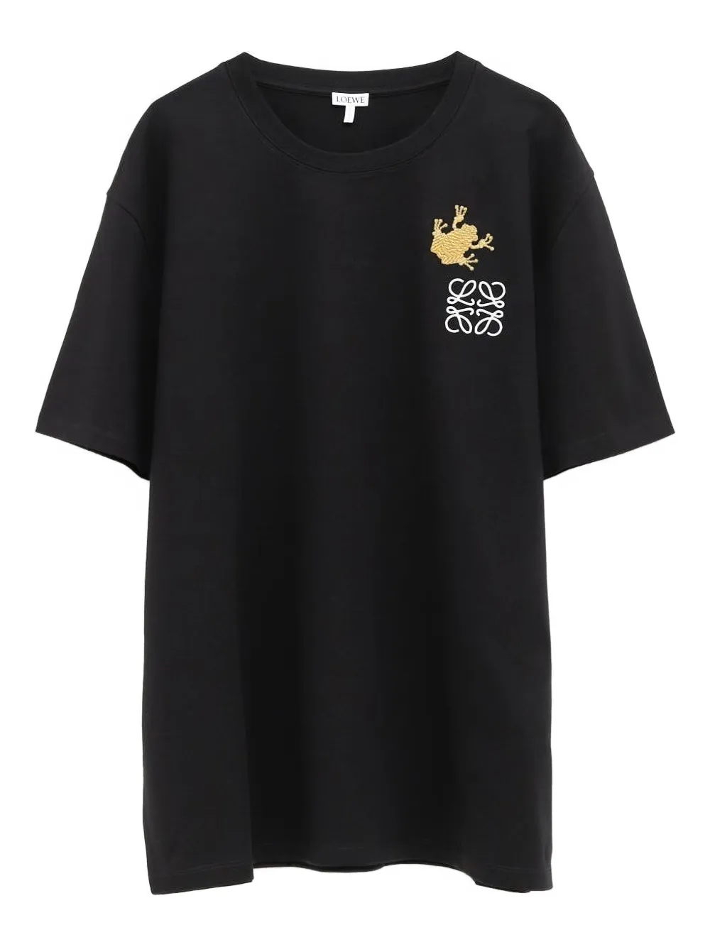 LOEWE Anagram-embroidered T-shirt | Black | Image 1