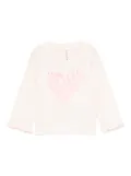 Billieblush sequin-embellished ruffled T-shirt - Pink
