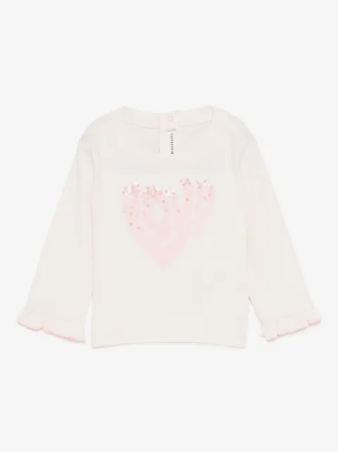 Billieblush playera con detalles de lentejuelas