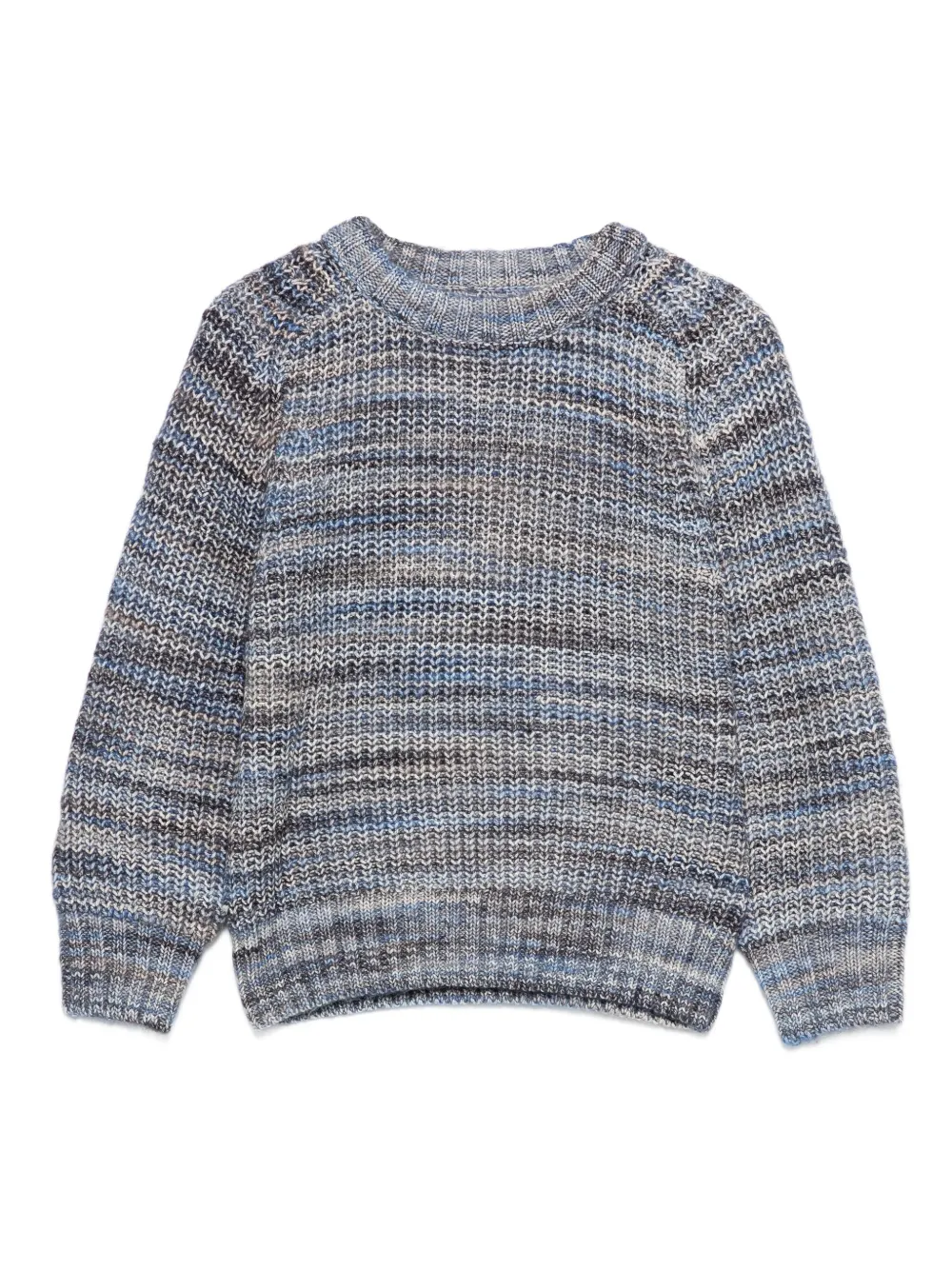 Molo striped crew-neck knit | Blue | Image 1
