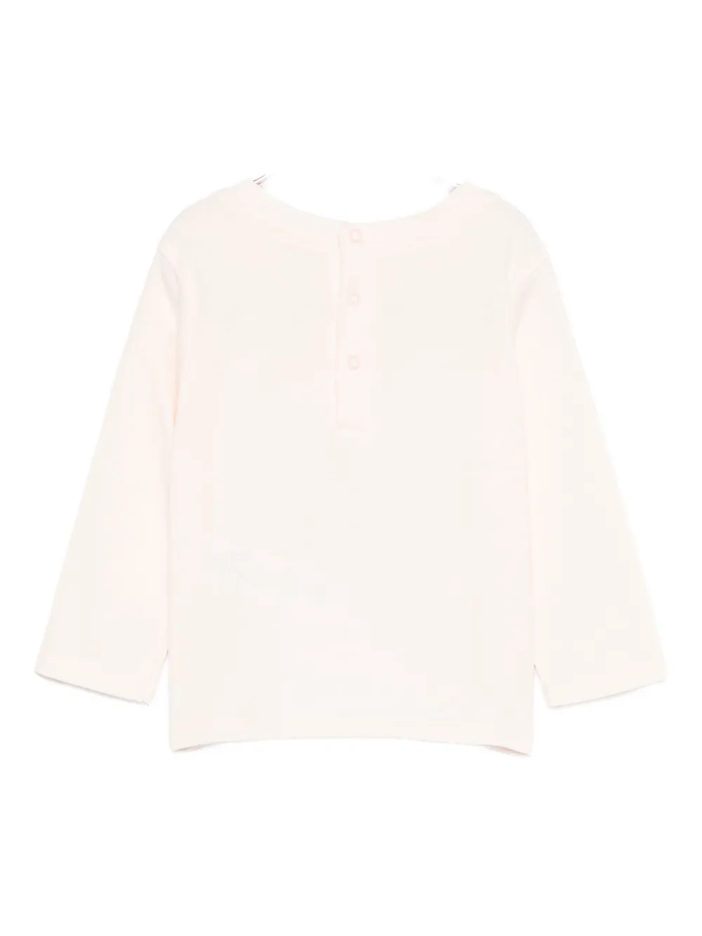 Billieblush Glitter-embellished Long-sleeve Top In Pink
