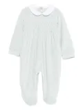Siola snap-button smocking jumpsuit - Green
