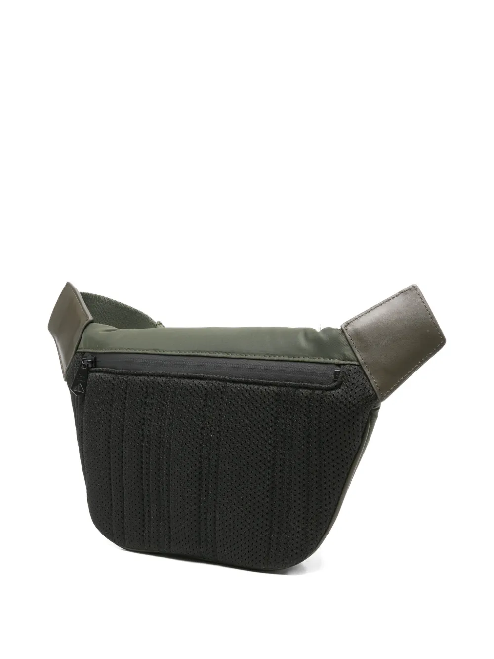 Paul Smith Logo-plaque Zip-fastening Belt Bag In Green