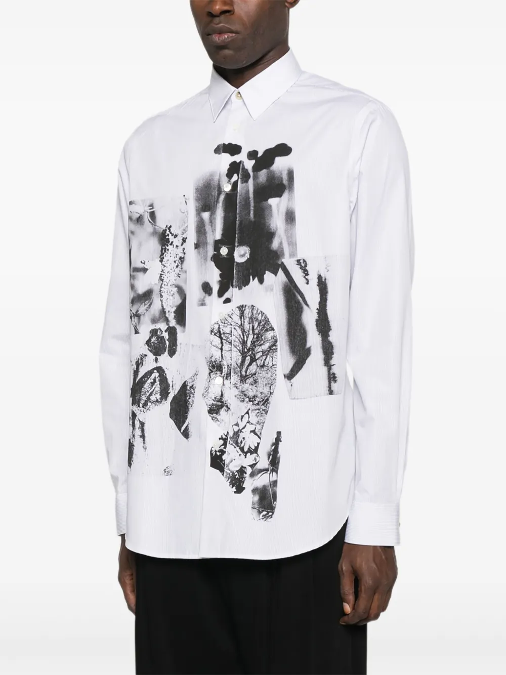 Paul Smith Overhemd met grafische print Wit