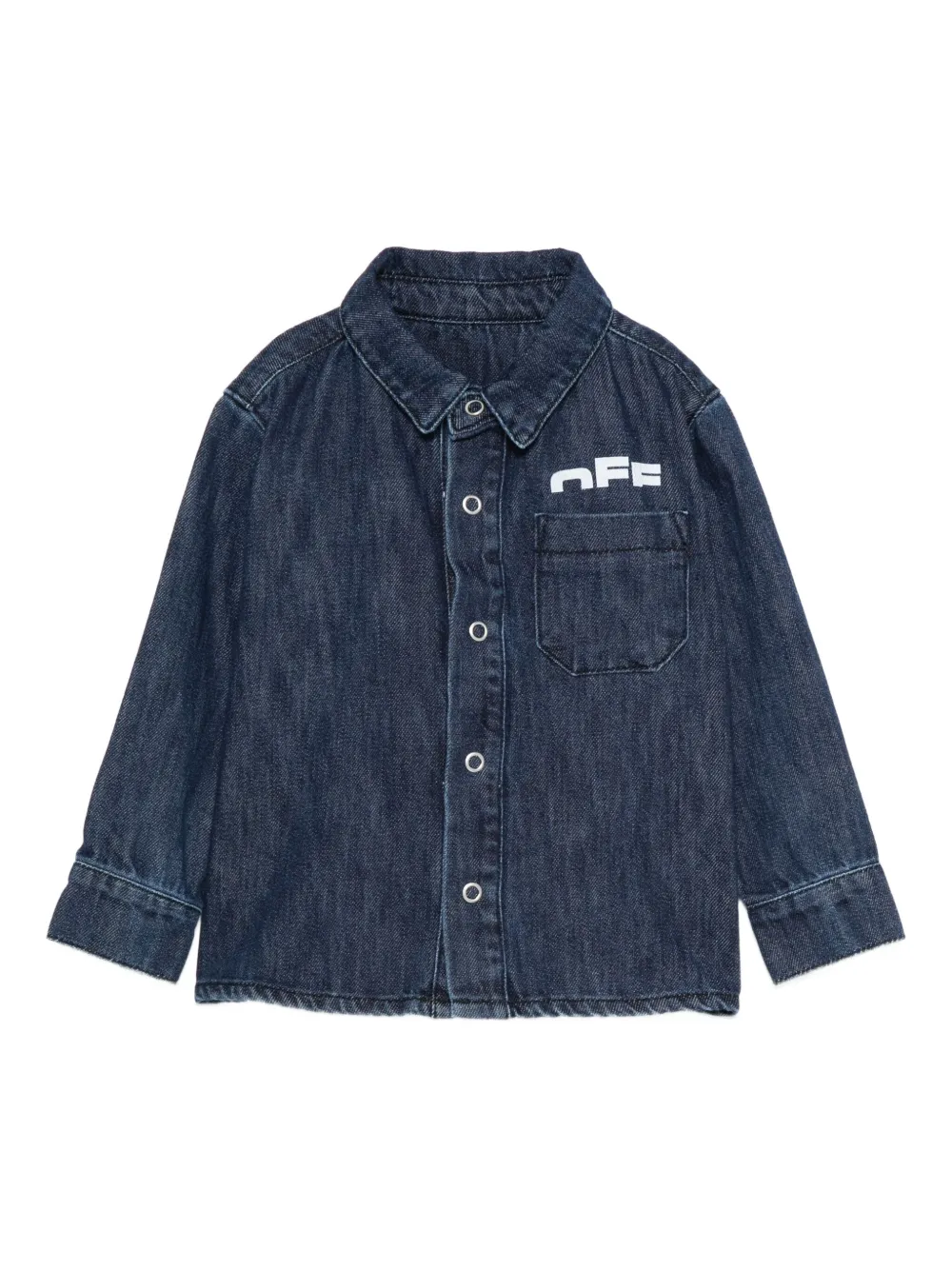 Off-White Kids デニムシャツ - ブルー Off-White Kids デニムシャツ - ブルー