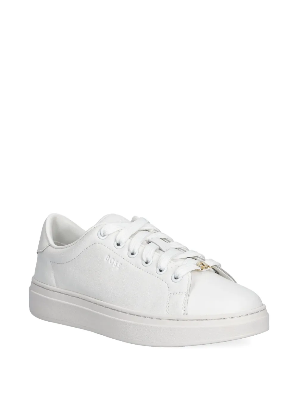 BOSS logo-detail sneakers Wit