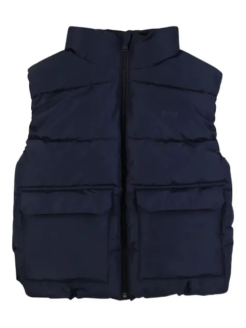 BOSS padded flap-pocket gilet