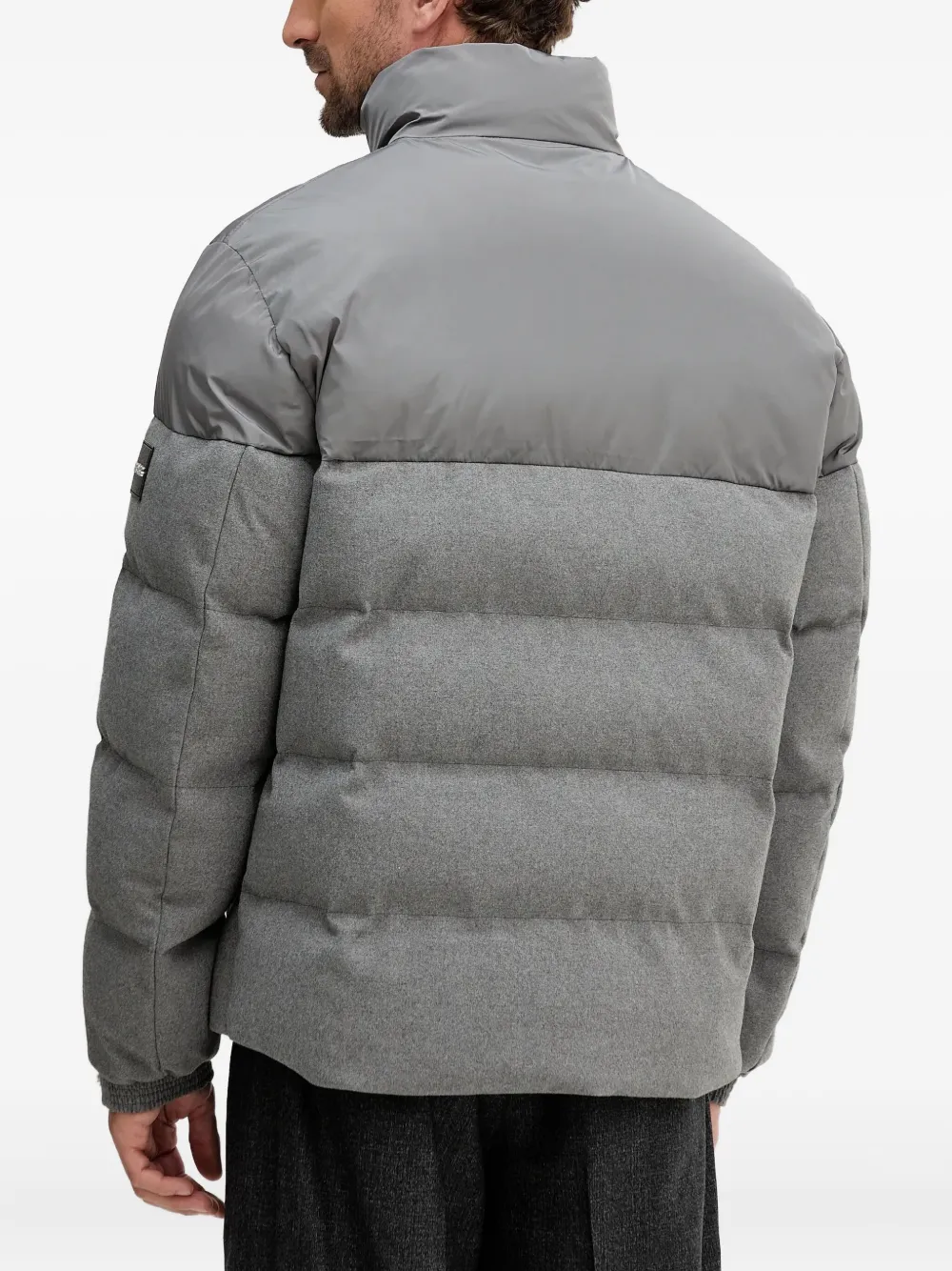 BOSS Clanello puffer jacket Grijs