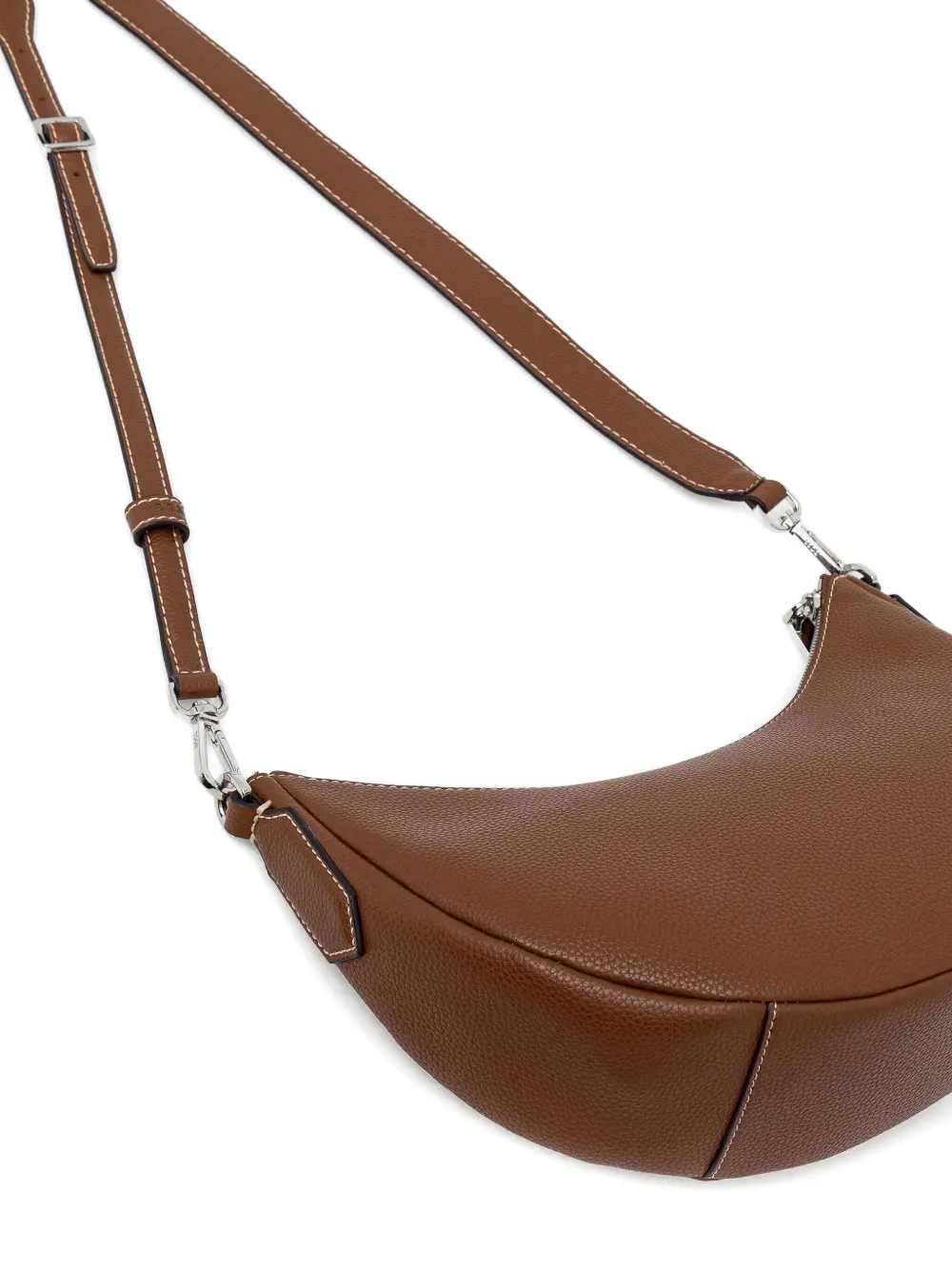 BOSS Anett schoudertas met logo-applicatie Bruin