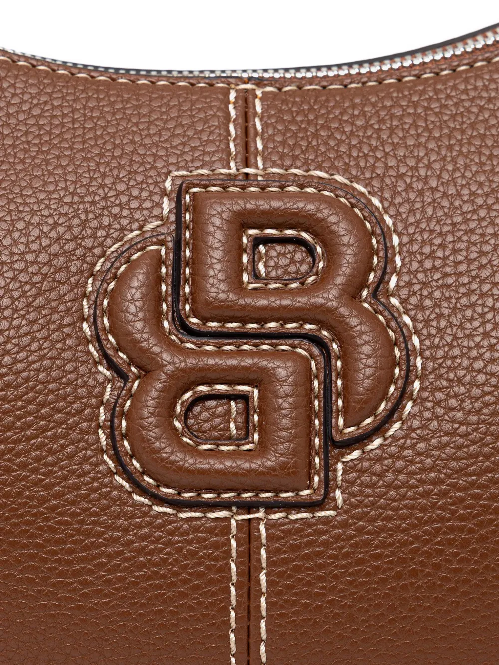 BOSS Anett schoudertas met logo-applicatie Bruin