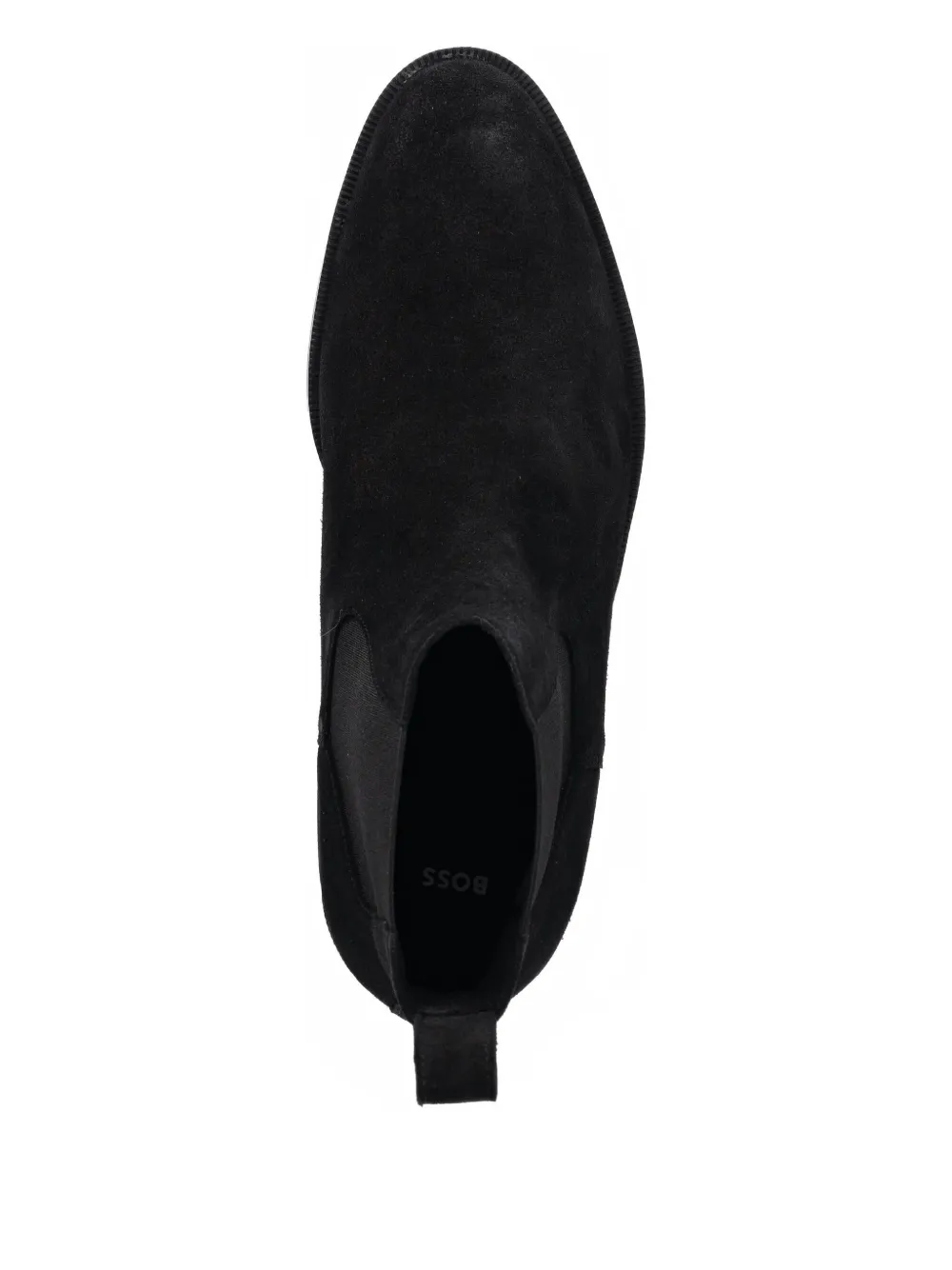 BOSS pull-tab Chelsea boots Zwart