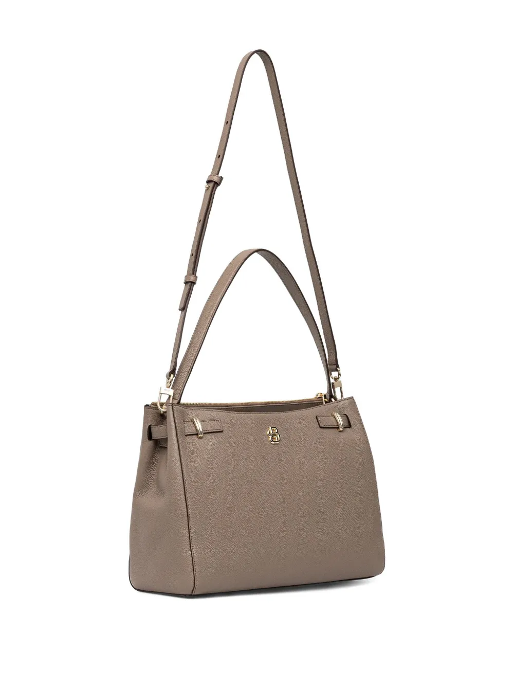 BOSS Double B-monogram tote bag - Bruin