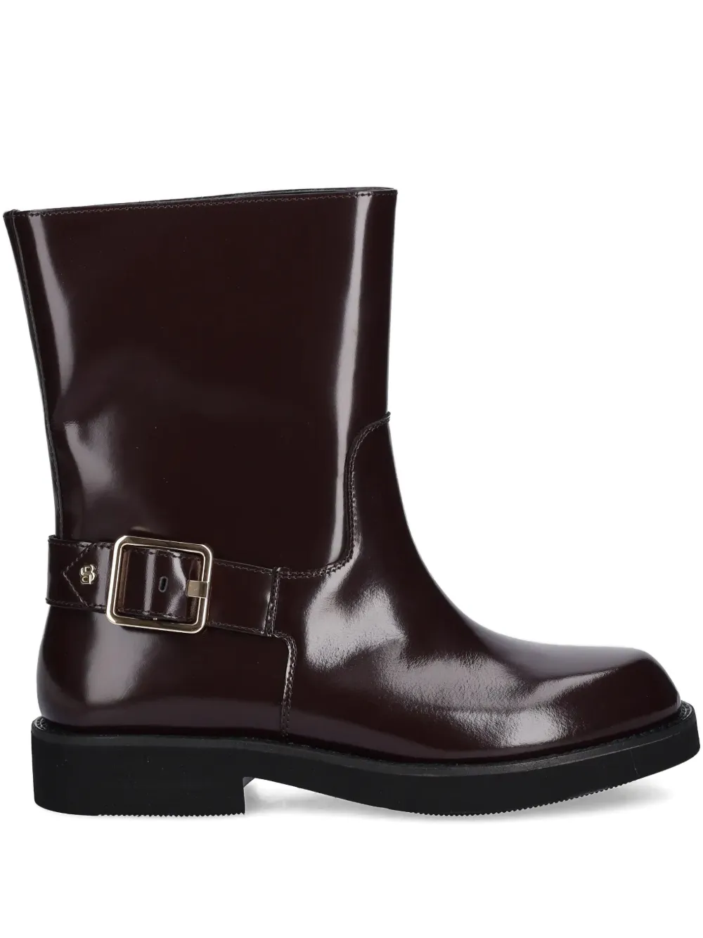 BOSS buckle-strap boots - ブラウン BOSS buckle-strap boots - ブラウン