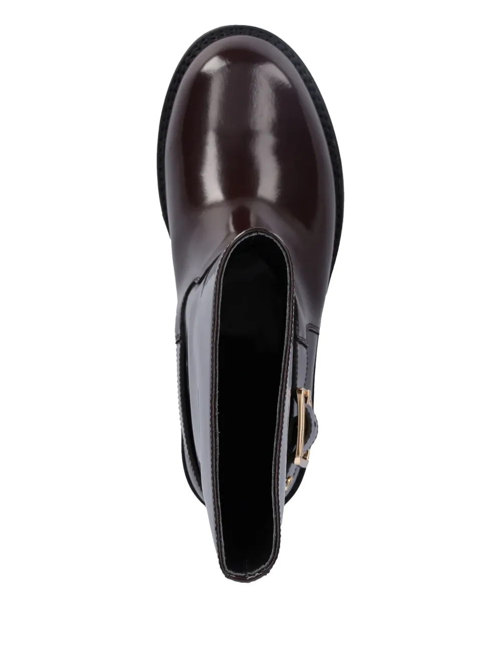 Hugo Boss Buckle-strap Boots In Brown