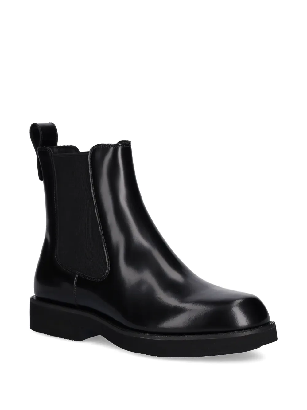 BOSS pull-tab Chelsea boots Zwart