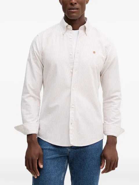 BOSS striped logo shirt