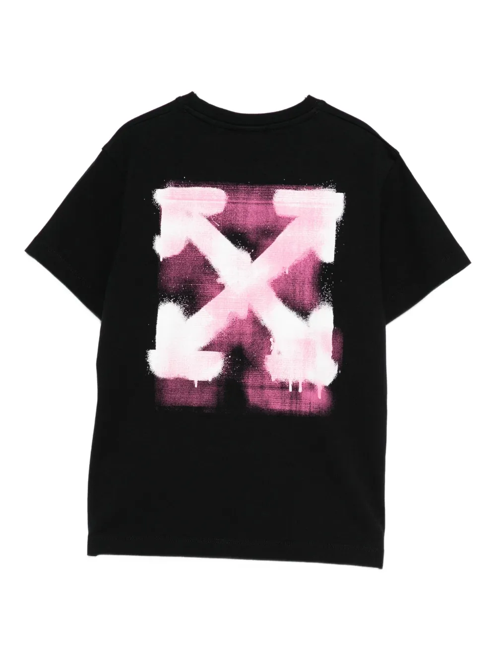 Off-white Spray-paint Arrow T-shirt In Black