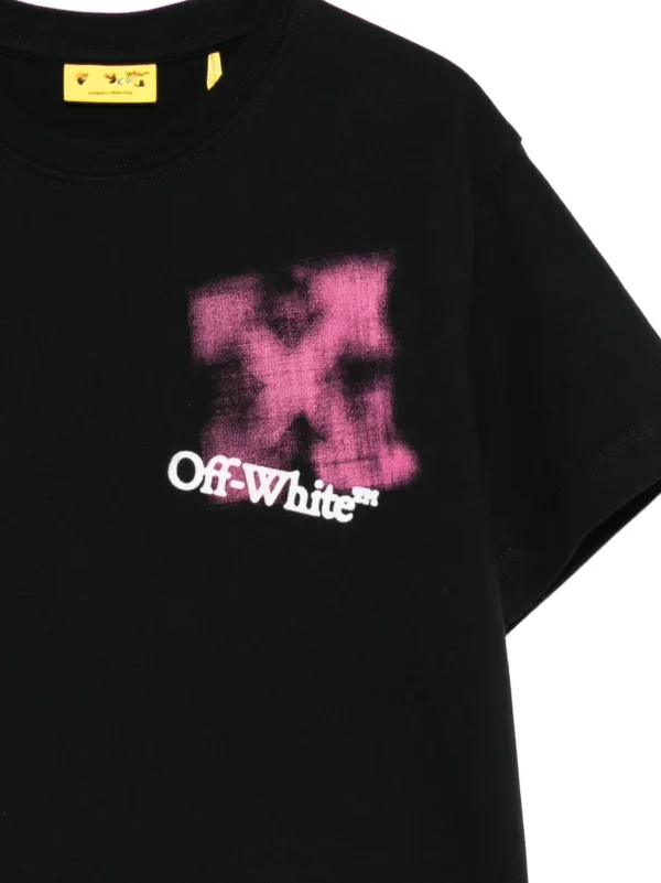 Off-White Kids spray-paint Arrow T-shirt | Black | FARFETCH GE