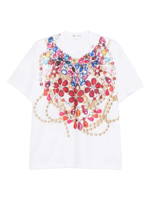 Comme Des Garçons jewellery-print T-shirt