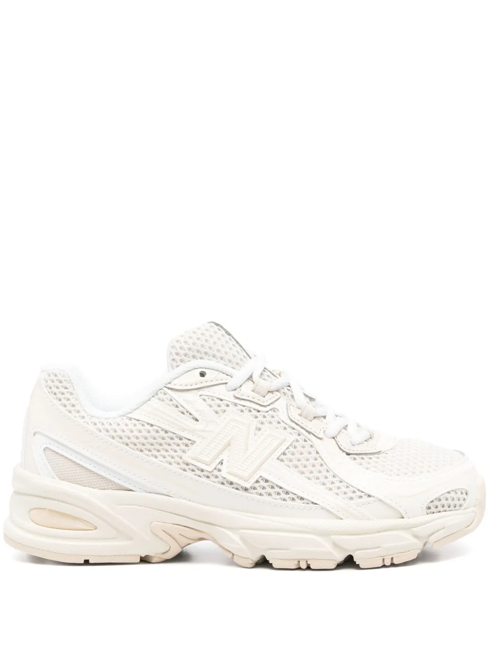 New Balance Mens Bisque 740 V2 Woven Trainers In White