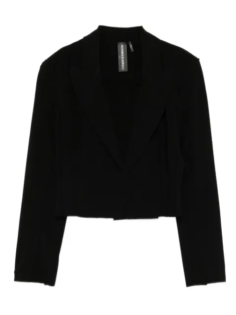 Norma Kamali v-neck cropped jacket