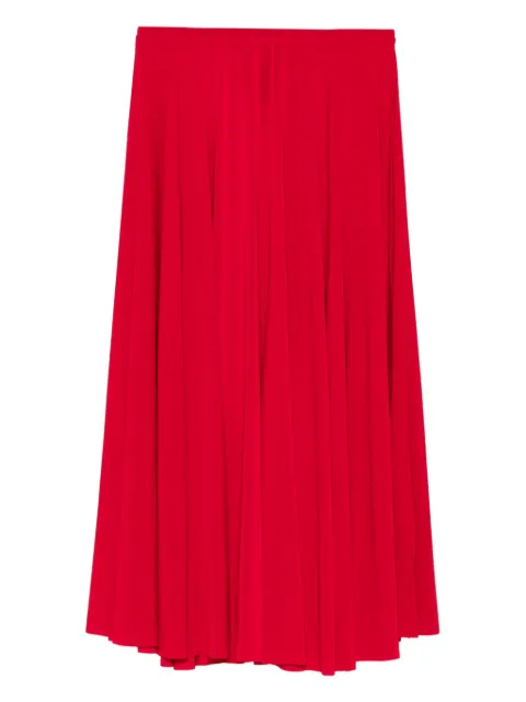 Norma Kamali pleated midi skirt