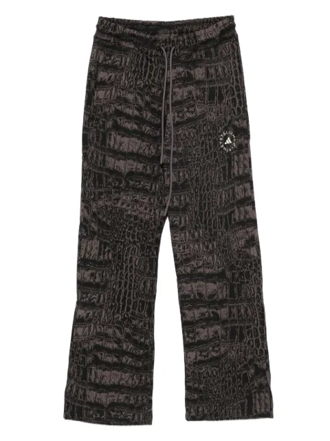adidas by Stella McCartney crocodile-print drawstring track pants