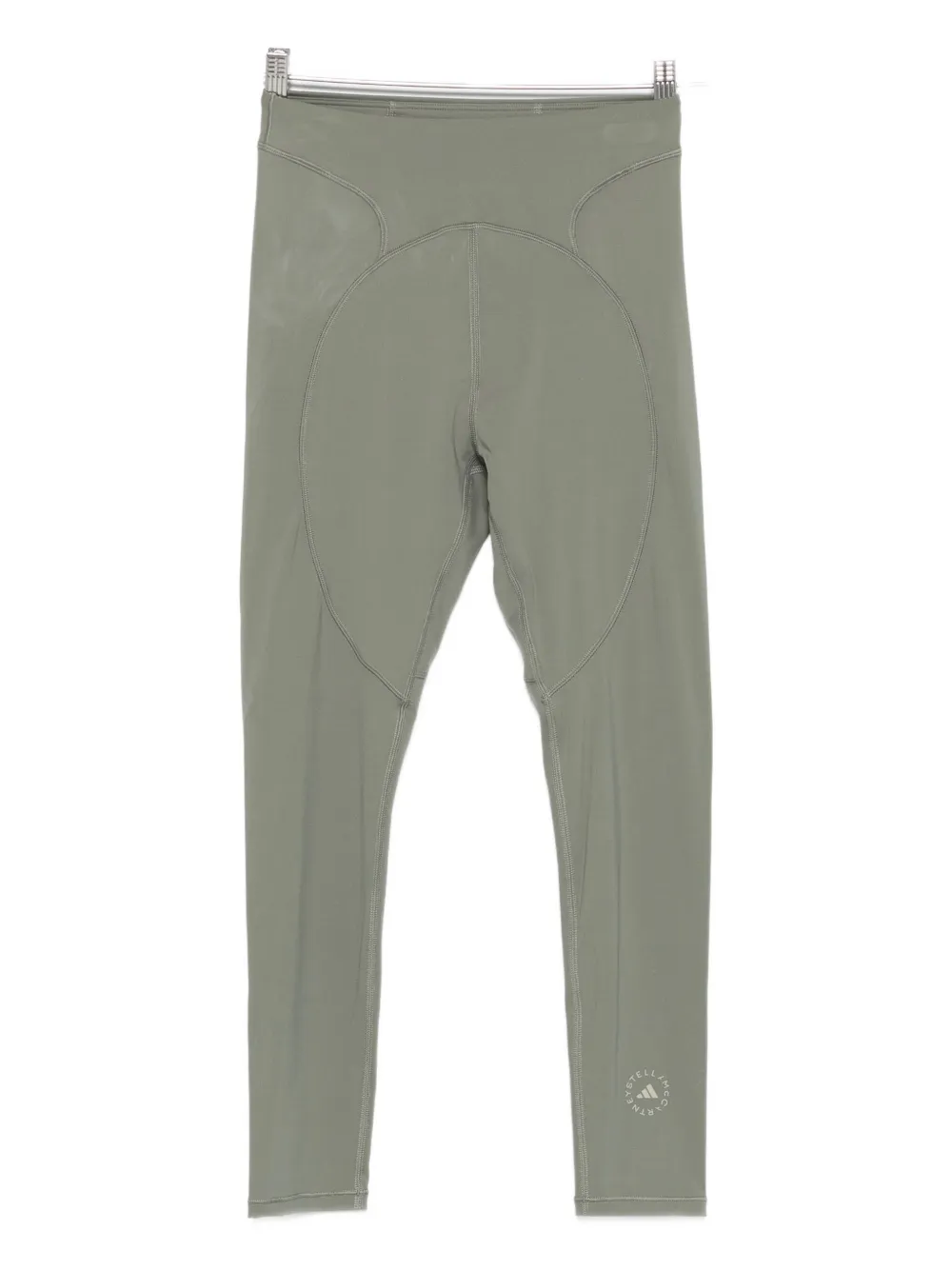 Adidas By Stella Mccartney Circular-panelled Leggings In Gray